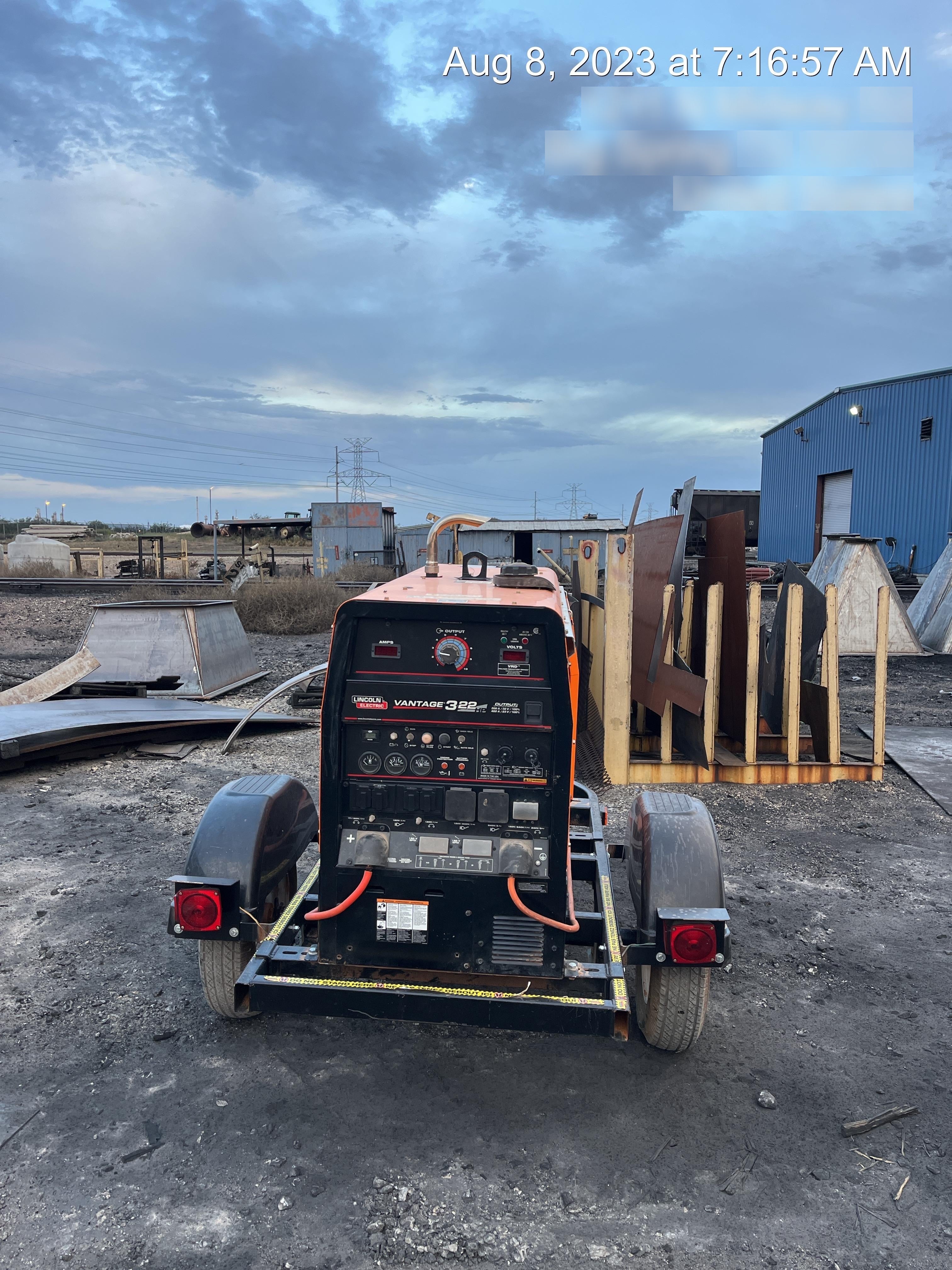 2021 Lincoln Electric Vantage 322 VANTAGE 322 READY-PAK 3
(EQUIPMENTSHARE)