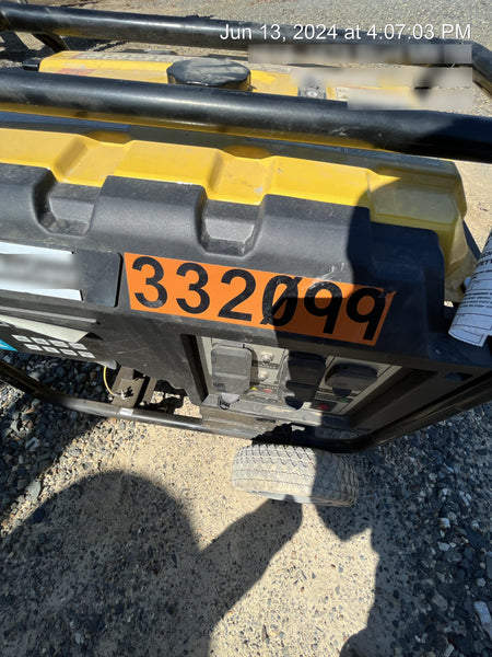 2023 Atlas Copco P6500W 5.5kW, AC390FD Gasoline Engine, Wheel & Handle Kit, (2) 120V Duplex 15A + (1) 120/240V 30A Twist Lock