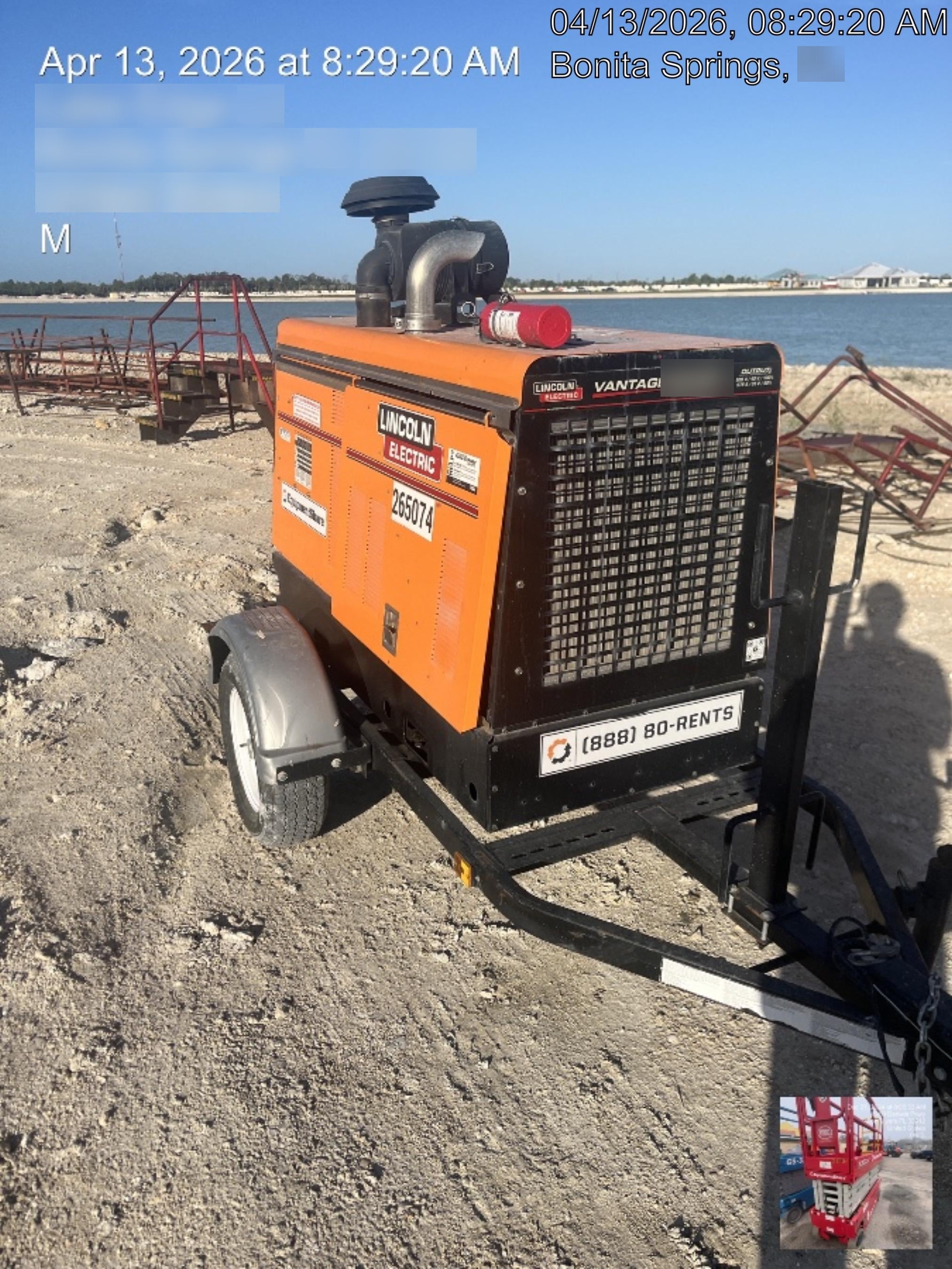 2022 Lincoln Electric Vantage 549X Crosslink Technology, Trailer Mounted, ES Decals, T3