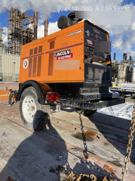 2021 Lincoln Electric Vantage 549X Ready Pak 3, ORANGE (includes trailer, cable rack, fender light kit)