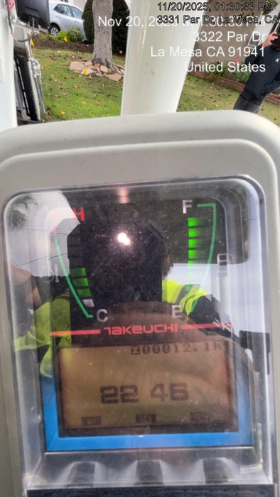 2023 TAKEUCHI TB216R