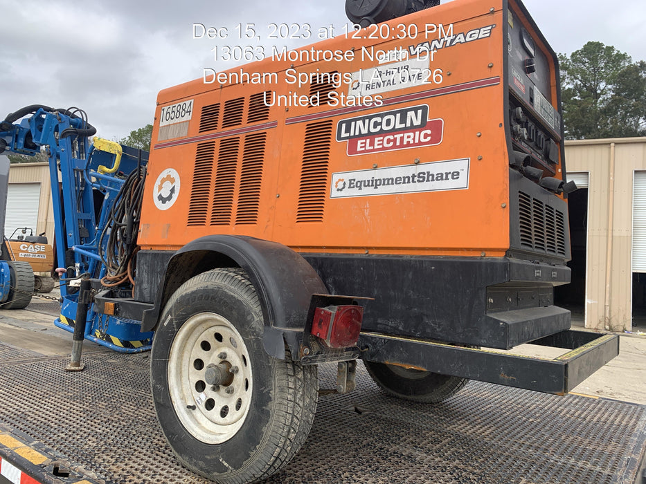 2021 Lincoln Electric Vantage 549X Ready Pak 3, ORANGE (includes trailer, cable rack, fender light kit)