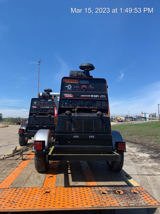 2022 Lincoln Electric Vantage 549X Crosslink Technology, Trailer Mounted, ES Decals, T3