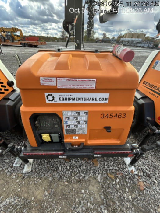 2023 Generac MLT2 Diesel, Flex Switch 120V Input, Powerzone Controller, (4) 320W LED Lights, 4kW Generator, 39.9 Gal Fuel Tank, 2" Ball, T3