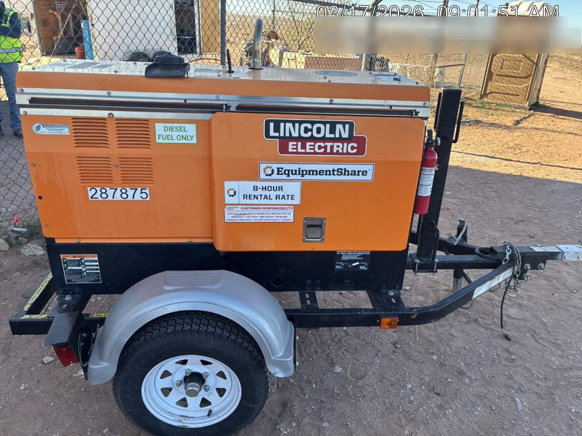 2023 Lincoln Electric LE400 Kubota V1505, Trlr, Cable Rack, Light Kit, ES Decals, T3