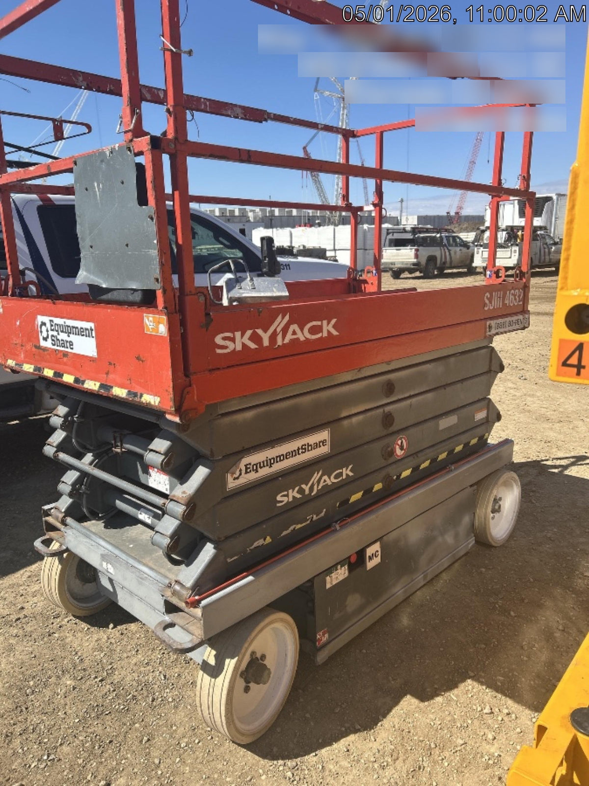 2016 Skyjack SJIII-4632 Standard Rental Specs