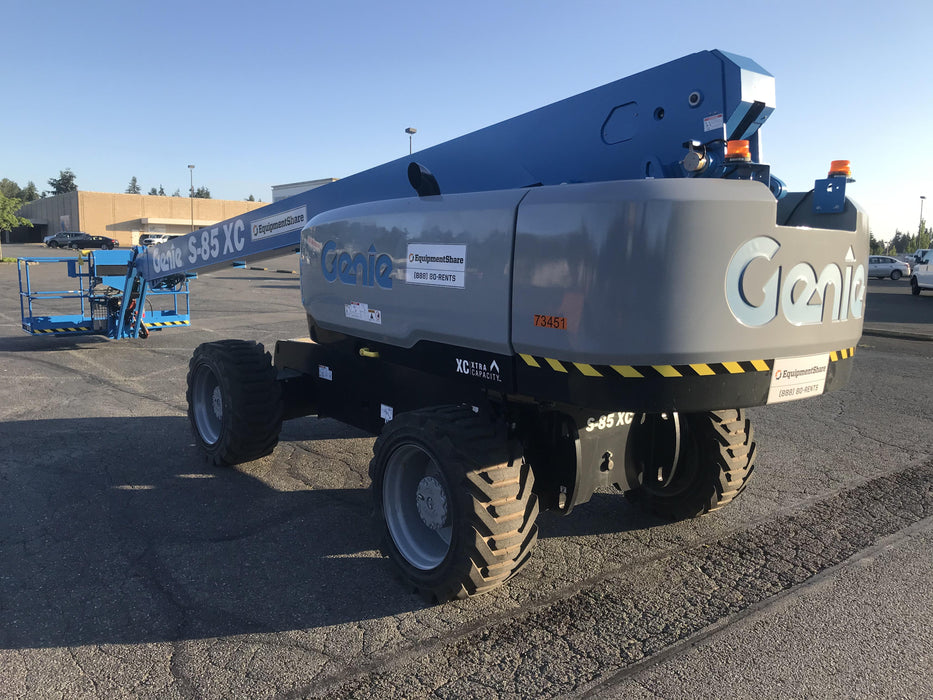 2020 Genie S-85 XC FF Tires, Beacon, 12kw Generator, Cold Weather Kit