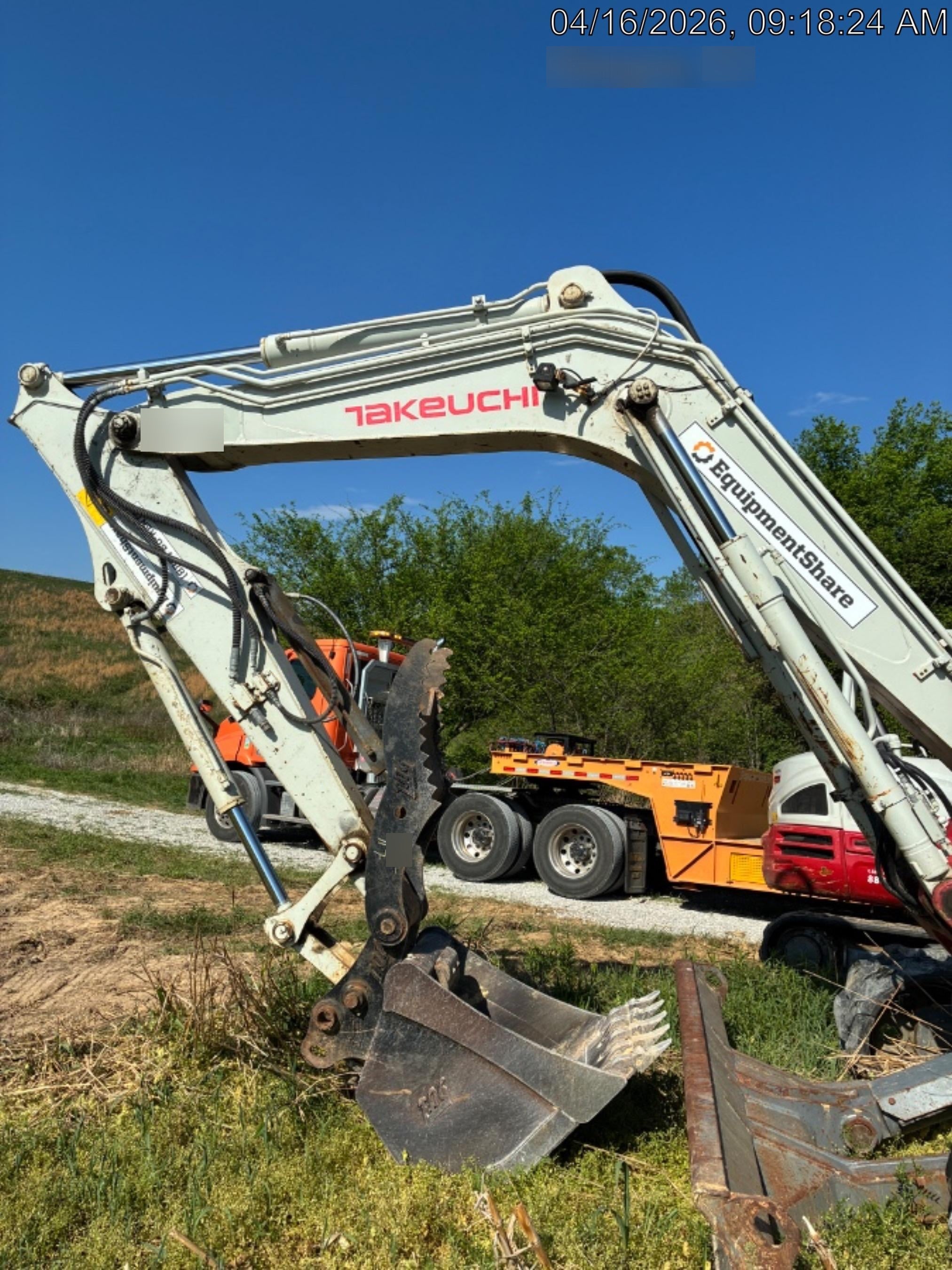 2019 Takeuchi TB290 Takeuchi TB290 Cab/Heat/AC w/Rubber Tracks, Auxiliary Hydraulics, Dozer Blade, Manual QC, 18/24/36" Buckets, Hydraulic Thumb Installed
