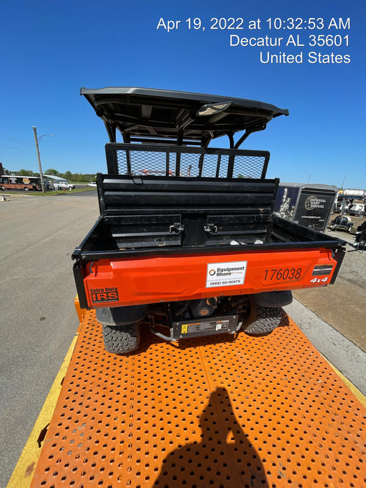 2021 Kubota RTV-X1140W-H Plastic Canopy, Windshield Acrylic Clear, LED Strobe Light, Wire Harness Kit, Back up Alarm