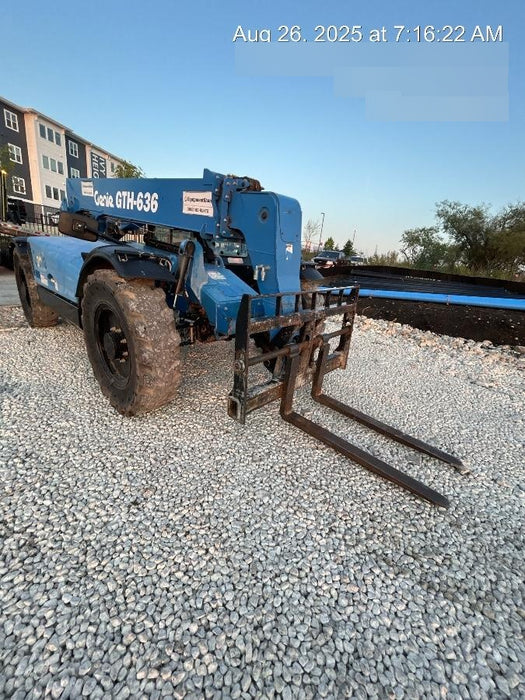2018 Genie GTH-636 Genie GTH-636 w/Enclosed Cab w/HVAC, Work Lights, Solid Tires, Beacon, 48" Carriage and Forks