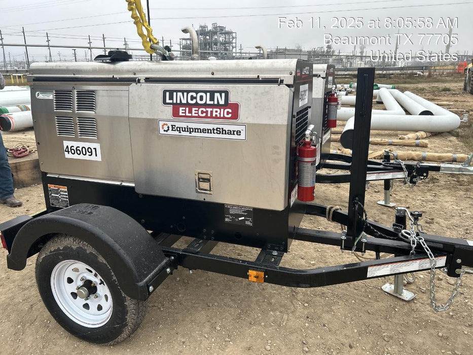 2024 Lincoln Electric LE400 Kubota V1505, Trlr, Cable Rack, Light Kit, ES Decals, T3