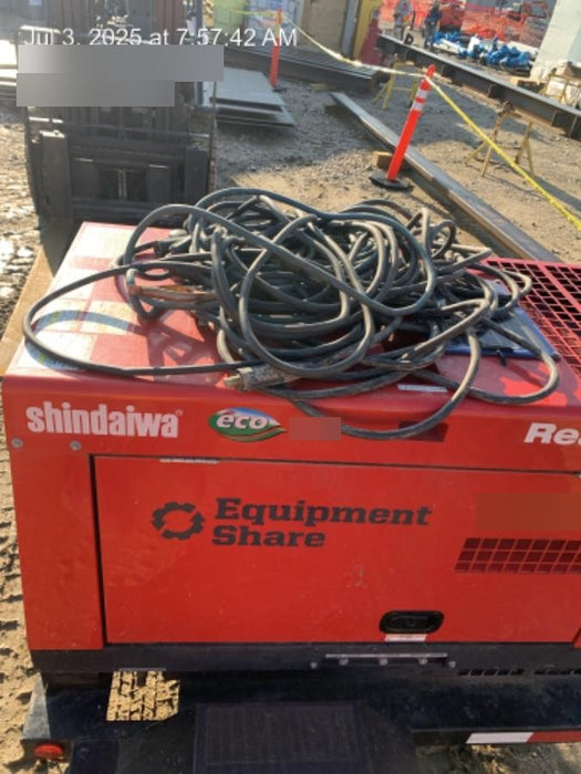 2024 Shindaiwa DGW400MDL Kubota D902 Engine, 23 HP, Dual Op Welder, Wire, Arc, Droop Stick, Tig, and CC Stick Functionality, Simulphase, 3 Phase and 1 Phase Gen Output, Single Axle NB Trlr, Slr Trckl Chrg 12V 12W, Fire Ext