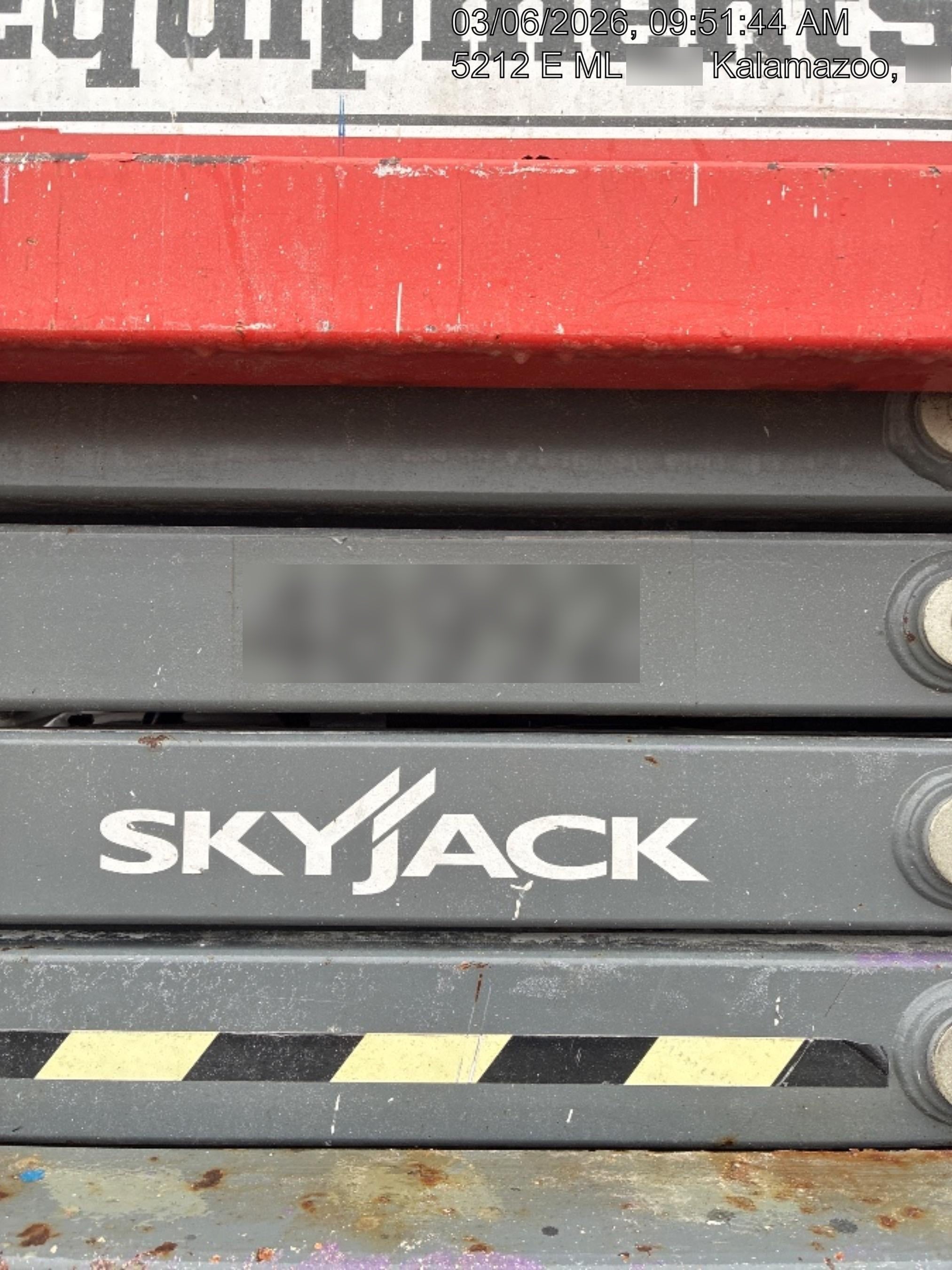 2019 Skyjack SJIII-3219 Standard Options, Trojan Batteries