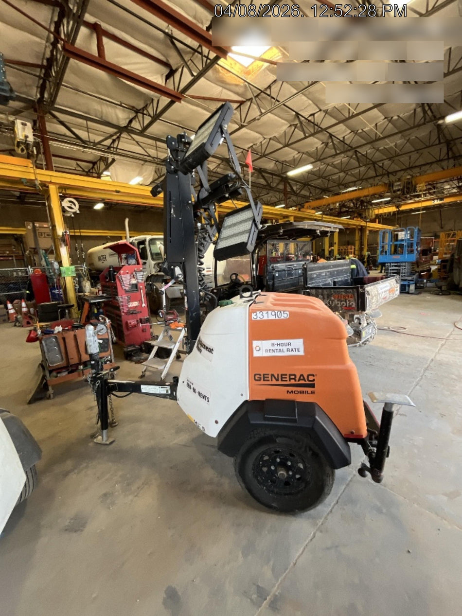 2023 Generac MLT2 Diesel, Flex Switch 120V Input, Powerzone Controller, (4) 320W LED Lights, 4kW Generator, 39.9 Gal Fuel Tank, 2" Ball, T3