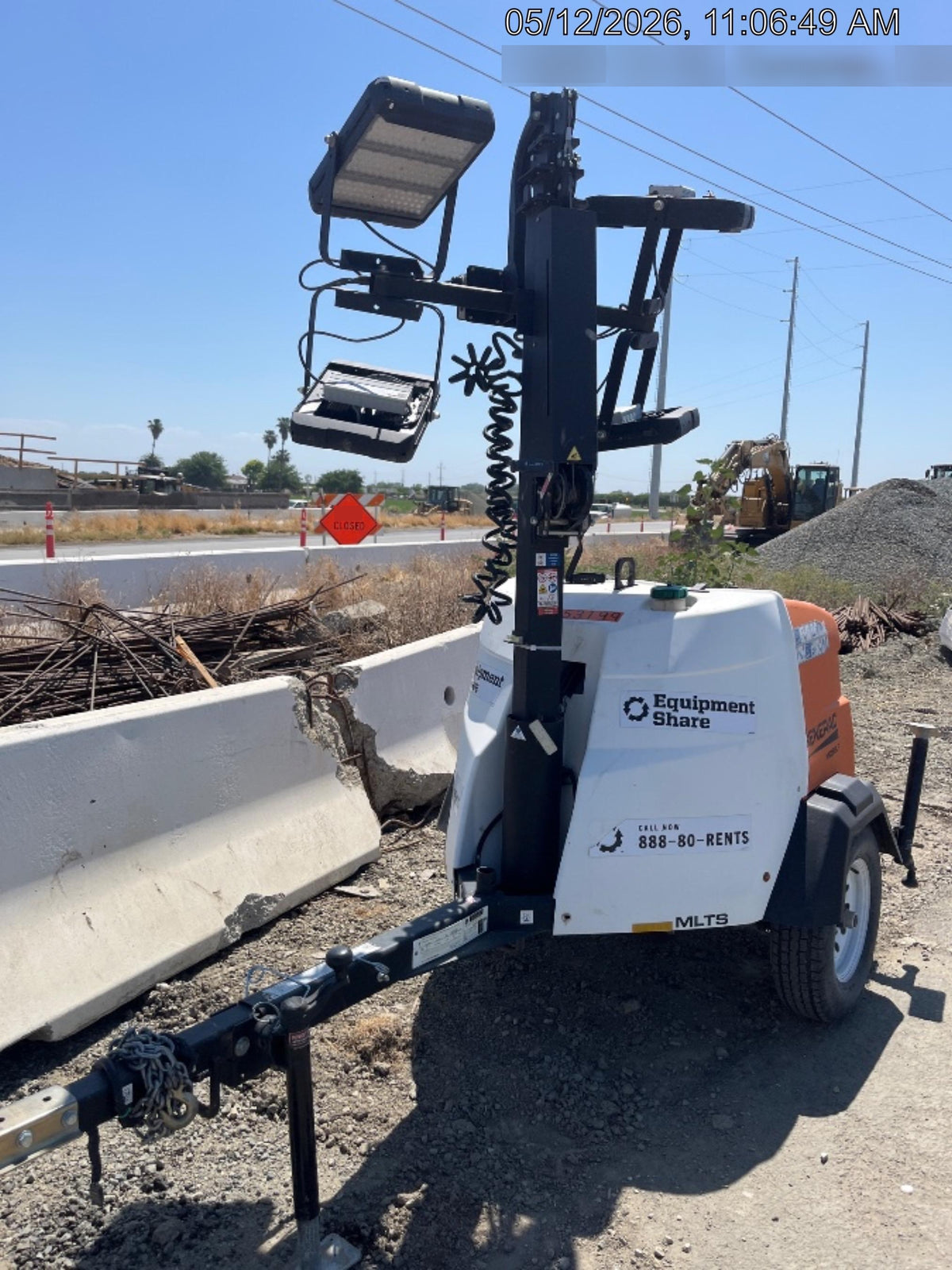 2023 Generac MLT2 Diesel, Flex Switch 120V Input, Powerzone Controller, (4) 320W LED Lights, 4kW Generator, 39.9 Gal Fuel Tank, 2" Ball, T3