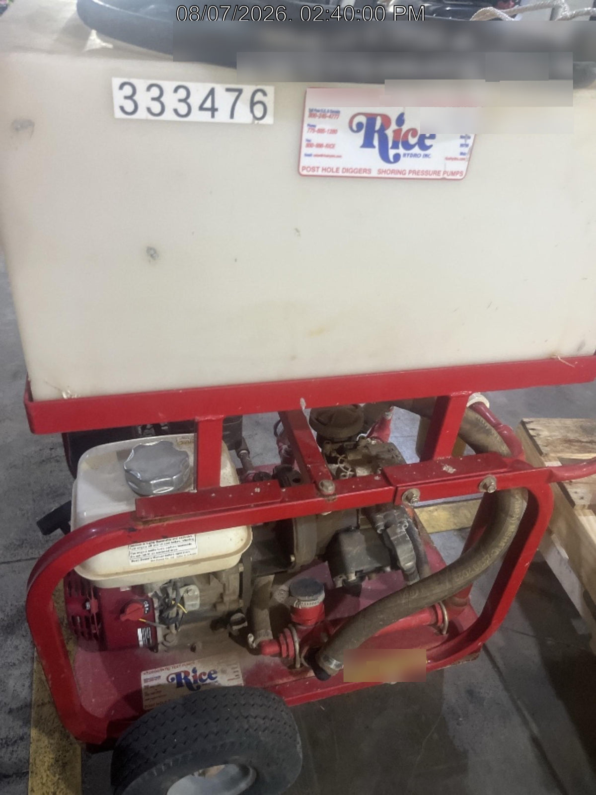 2023 RICE HYDRO DPH-3B