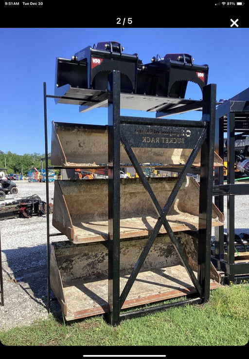 2025 FLUID POWER SUPPORT Four Bucket Rack