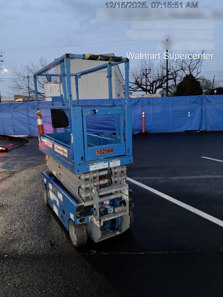 2020 Genie GS-1930 Solid Non Marking Tires, Beacon, Folding rails with half height swing gate, 800W Inverter