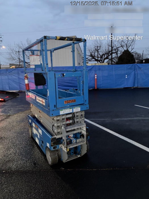 2020 Genie GS-1930 Solid Non Marking Tires, Beacon, Folding rails with half height swing gate, 800W Inverter