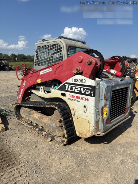 2020 Takeuchi TL12V2-CRH Cab/Heat/Air, Rubber Track, High Flow