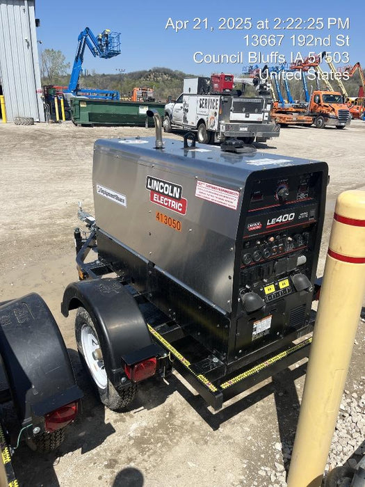 2024 Lincoln Electric LE400 Kubota V1505, Trlr, Cable Rack, Light Kit, ES Decals, T3