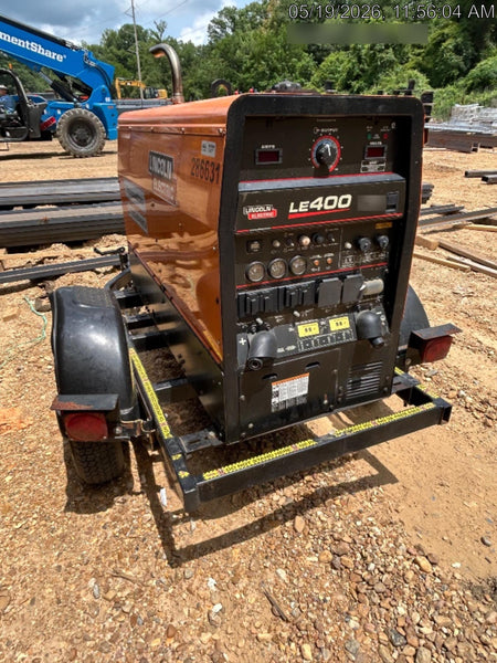 2022 Lincoln Electric LE400 Kubota V1505, Trlr, Cable Rack, Light Kit, ES Decals, T3
