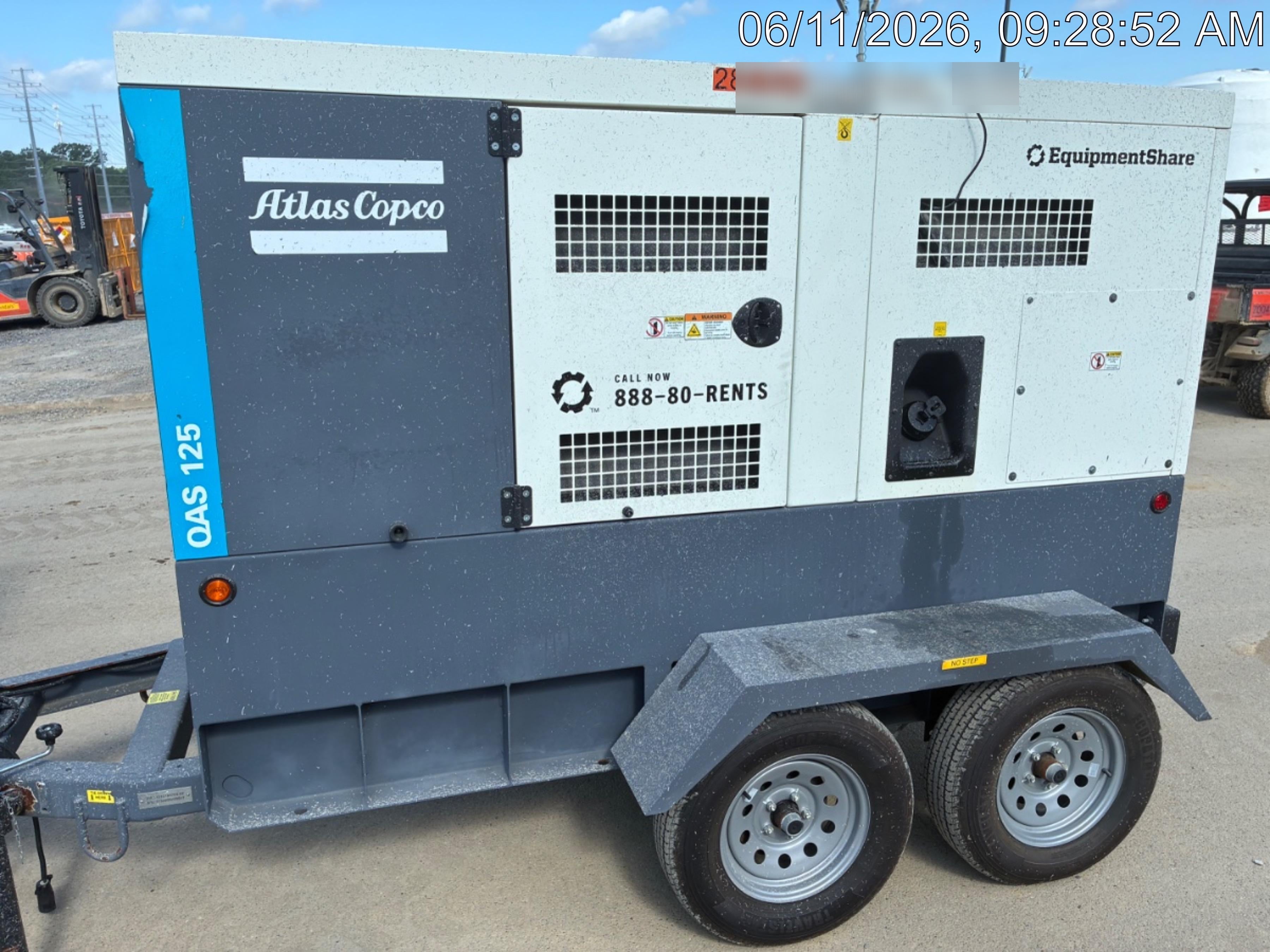2022 ATLAS COPCO QAS 125