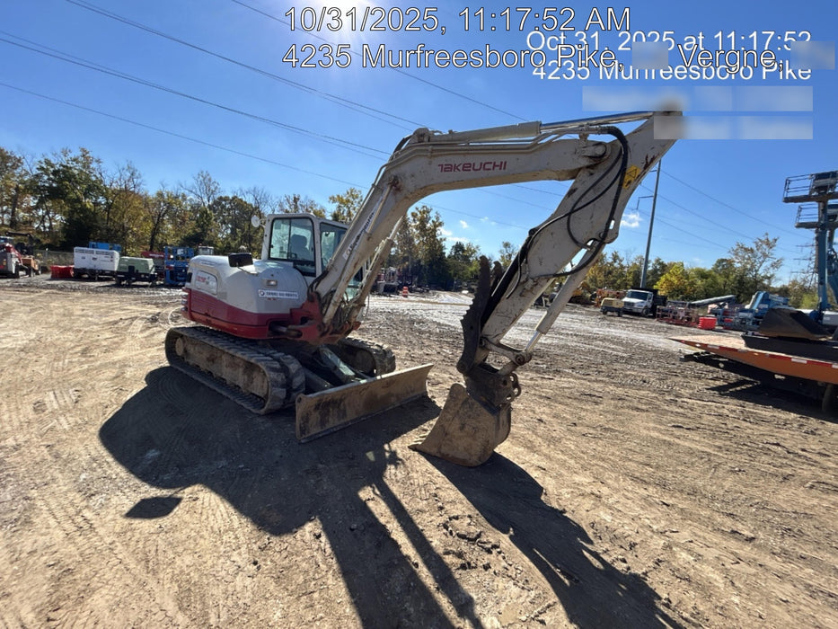 2019 Takeuchi TB290 Takeuchi TB290 Cab/Heat/AC w/Rubber Tracks, Auxiliary Hydraulics, Dozer Blade, Manual QC, 18/24/36" Buckets, Hydraulic Thumb Installed