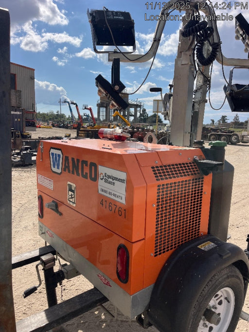 2024 Wanco WLTT-4MM4K Diesel, Deep Sea Controller, Shore Power Plug, Auto Start, (4) 350W LED Floodlights, 4kW Generator, 60 Gal Fuel Tank, 2" Ball, T3