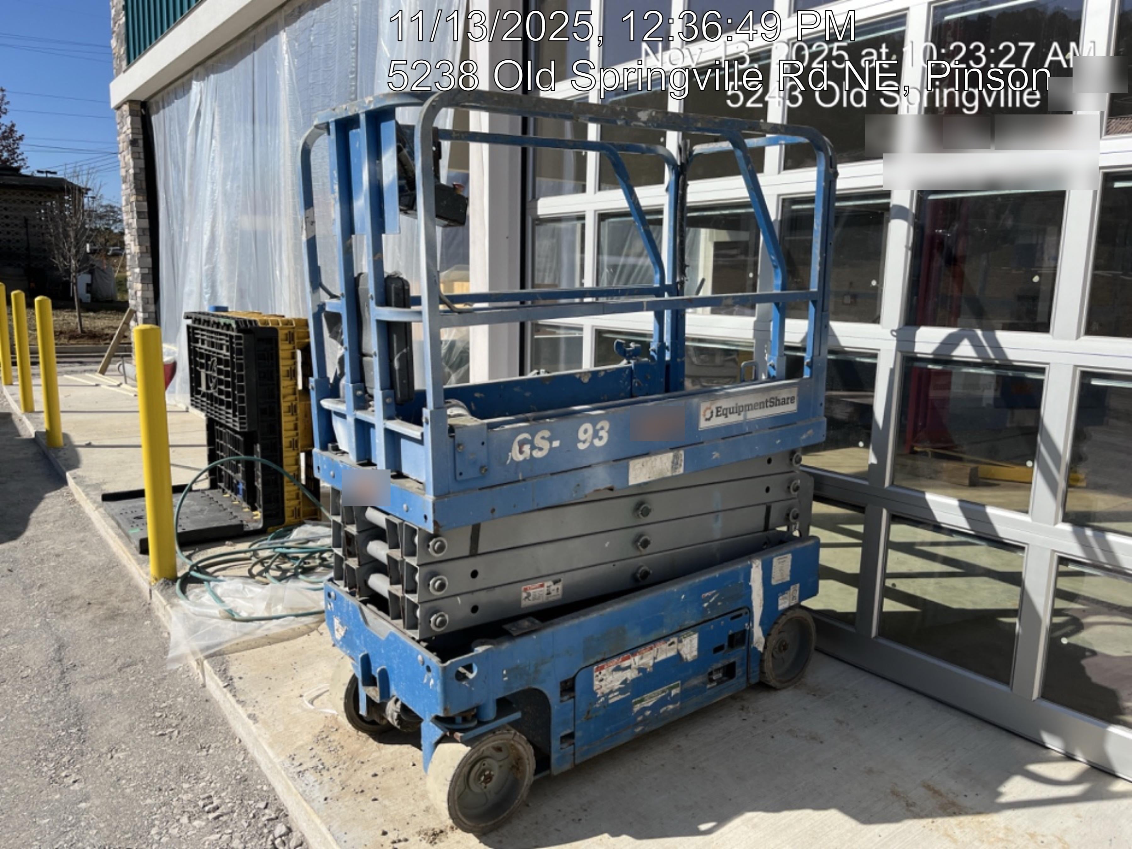 2019 Genie GS-1930 Fixed Rails with Chain Entry
