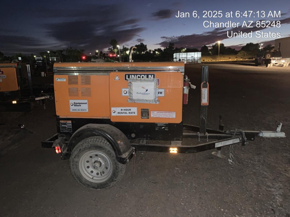 2023 Lincoln Electric LE400 Kubota V1505, Trlr, Cable Rack, Light Kit, ES Decals, T3