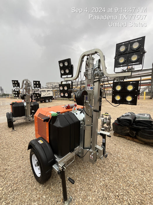 2024 Wanco WLTT-4MM4K Diesel, Deep Sea Controller, Shore Power Plug, Auto Start, (4) 350W LED Floodlights, 4kW Generator, 60 Gal Fuel Tank, 2" Ball, T3