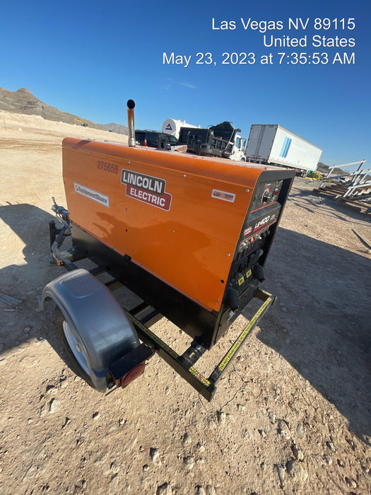 2022 Lincoln Electric LE400 Kubota V1505, Trlr, Cable Rack, Light Kit, ES Decals, T3