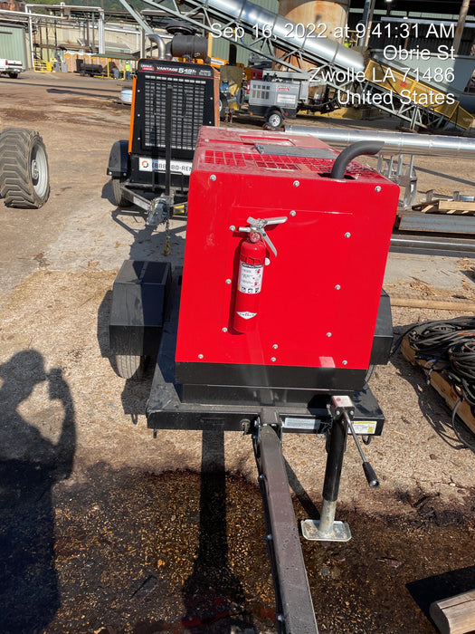 2022 Shindaiwa DGW400MDL Kubota D902 Engine, 23 HP, Dual Op Welder, Wire, Arc, Droop Stick, Tig, and CC Stick Functionality, Simulphase, 3 Phase and 1 Phase Gen Output, Single Axle NB Trlr, Slr Trckl Chrg 12V 12W, Fire Ext