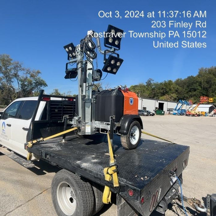 2024 Wanco WLTT-4MM4K Diesel, Deep Sea Controller, Shore Power Plug, Auto Start, (4) 350W LED Floodlights, 4kW Generator, 60 Gal Fuel Tank, 2" Ball, T3