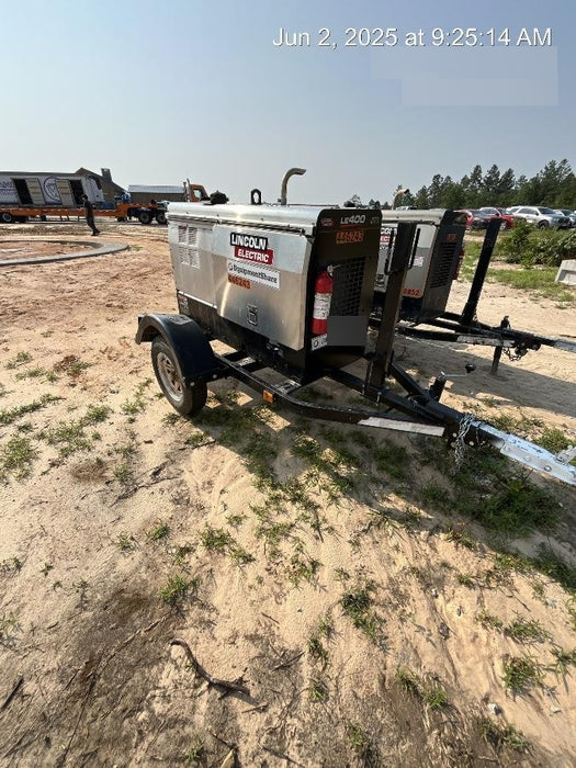 2024 Lincoln Electric LE400 Kubota V1505, Trlr, Cable Rack, Light Kit, ES Decals, T3