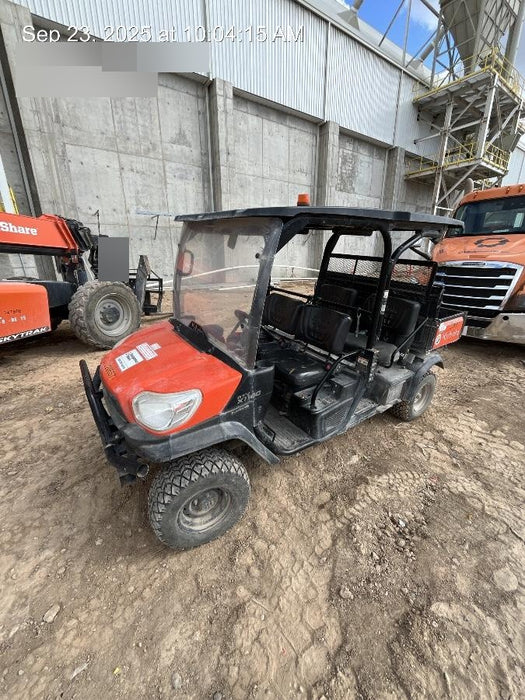 2022 Kubota RTV-X1140W-H Plastic Canopy, Windshield Acrylic Clear, LED Strobe Light, Wire Harness Kit, Back up Alarm