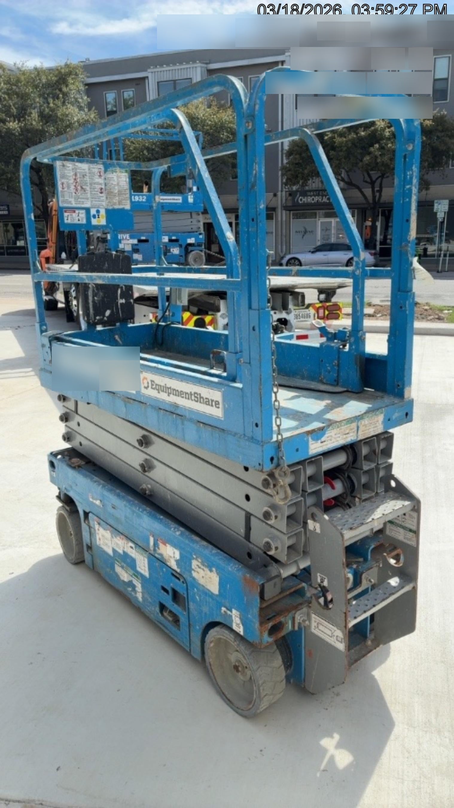 2019 Genie GS-1930 Fixed rails with chain Entry