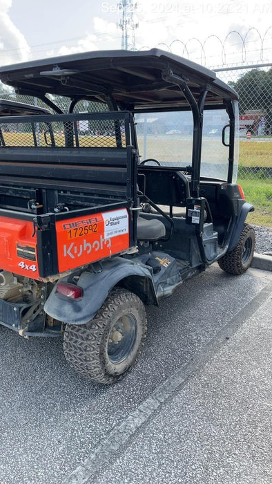 2021 Kubota RTV-X1140W-H Plastic Canopy, Windshield Acrylic Clear, LED Strobe Light, Wire Harness Kit, Back up Alarm