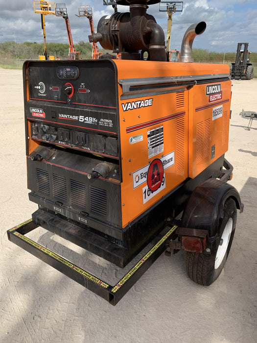 2021 Lincoln Electric Vantage 549X Ready Pak 3, ORANGE (includes trailer, cable rack, fender light kit)