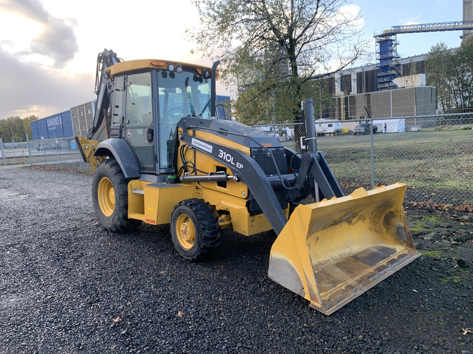2020 John Deere 310LEP Cab/Heat/Air, 4WD, Standard Stick, Pilot Controls, 2 Way Hydraulics, TAG Manual QC