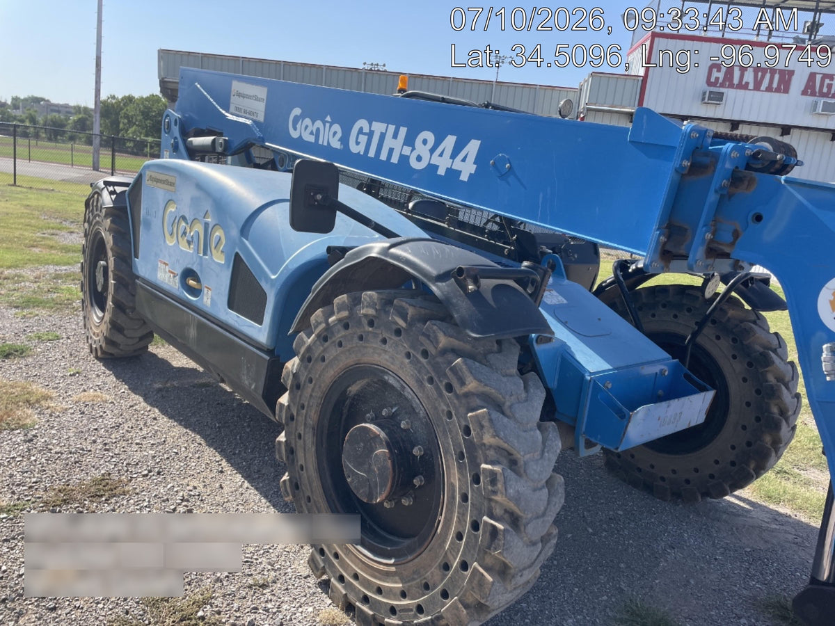 2018 Genie GTH-844 Genie GTH-844 w/ROPS, Work Lights, Solid Tires, RH Cab Mesh, Beacon, 60" Carriage and Forks