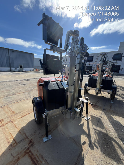 2024 Wanco WLTT-4MM4K Diesel, Deep Sea Controller, Shore Power Plug, Auto Start, (4) 350W LED Floodlights, 4kW Generator, 60 Gal Fuel Tank, 2" Ball, T3