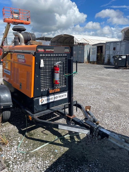 2021 Lincoln Electric Vantage 549X Ready Pak 3, ORANGE (includes trailer, cable rack, fender light kit)