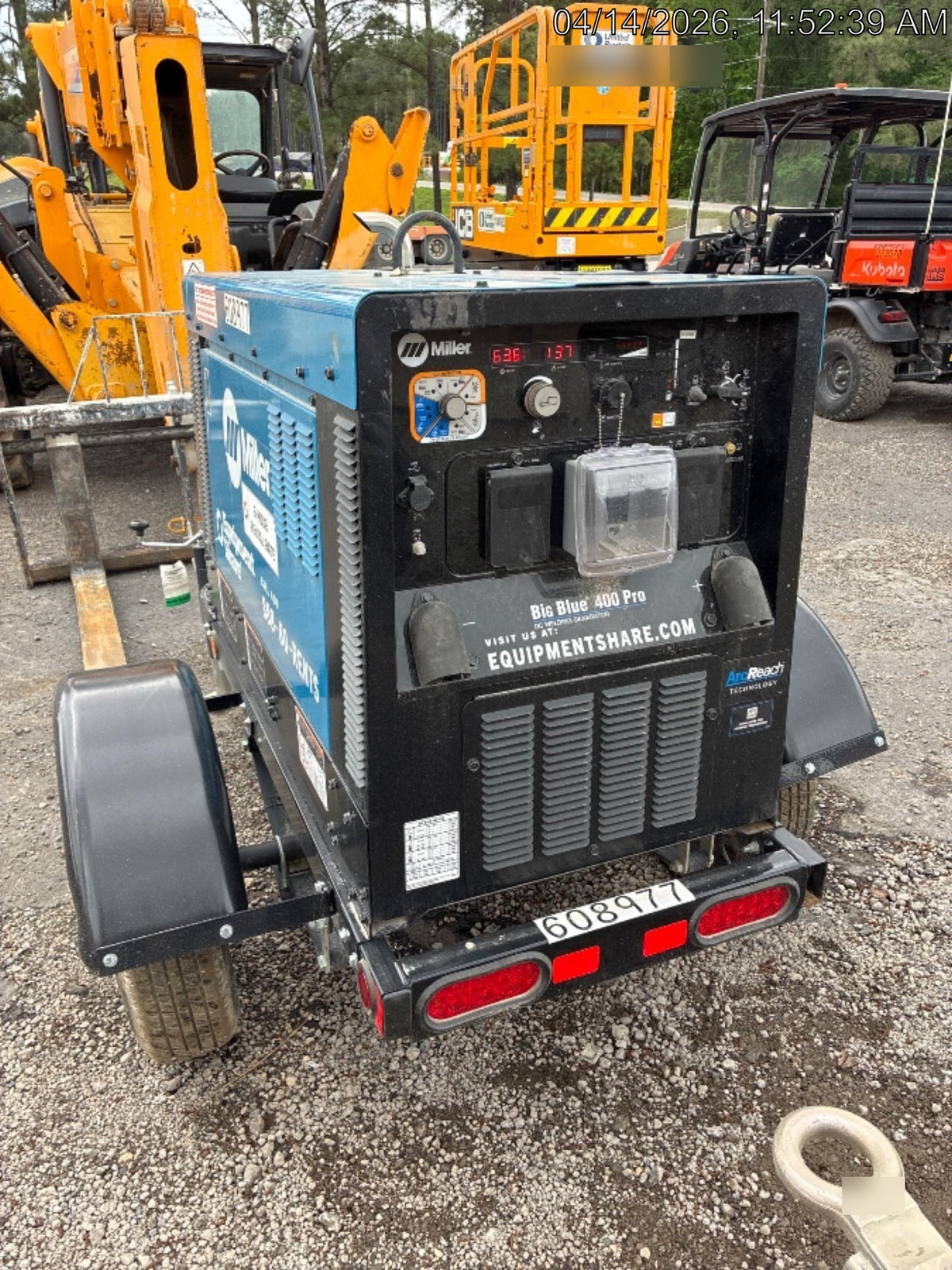 2025 MILLER ELECTRIC BIG BLUE 400