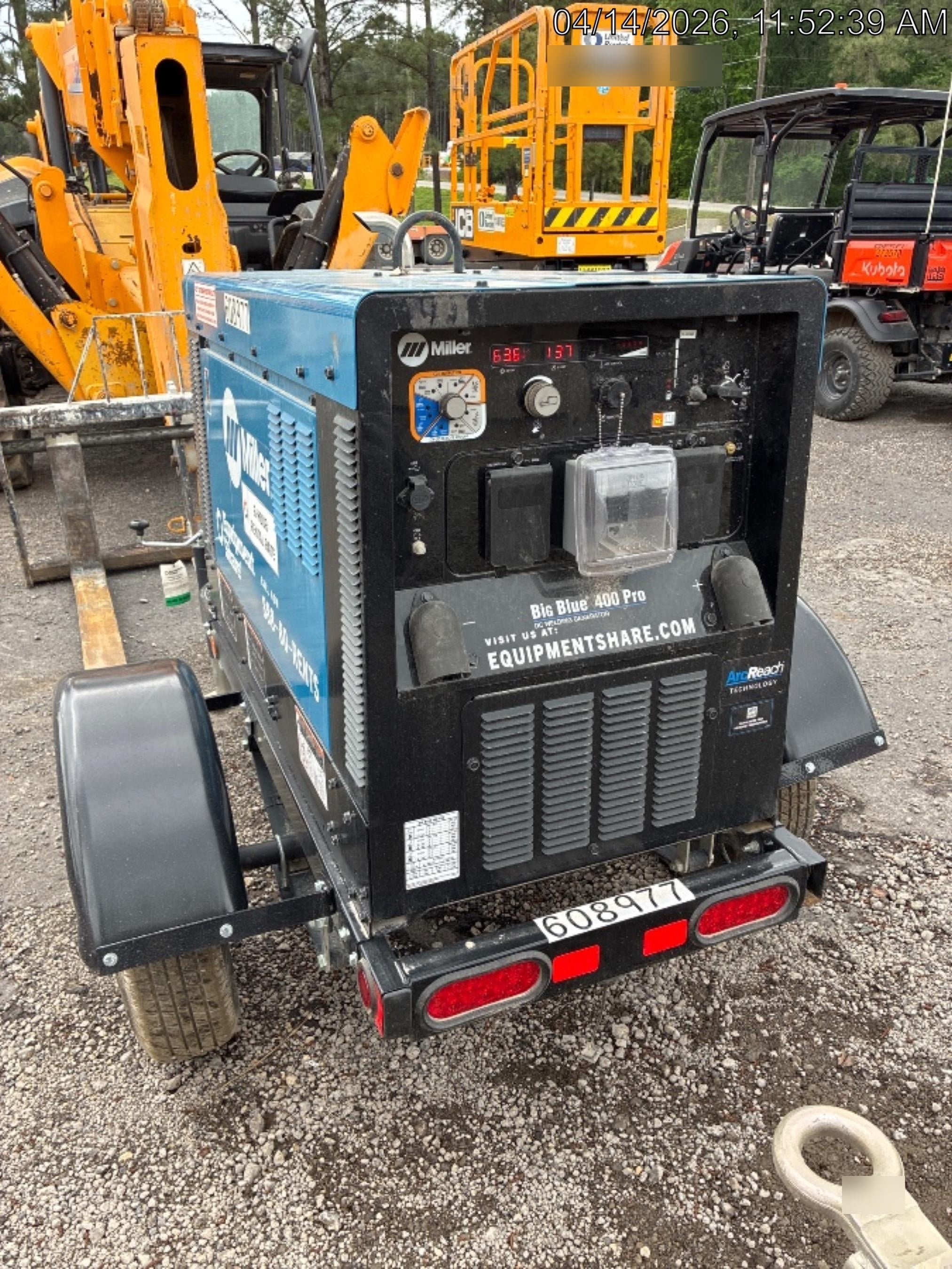2025 MILLER ELECTRIC BIG BLUE 400