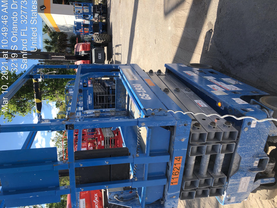 2020 Genie GS-1930 Solid Non Marking Tires, Beacon, Folding rails with half height swing gate