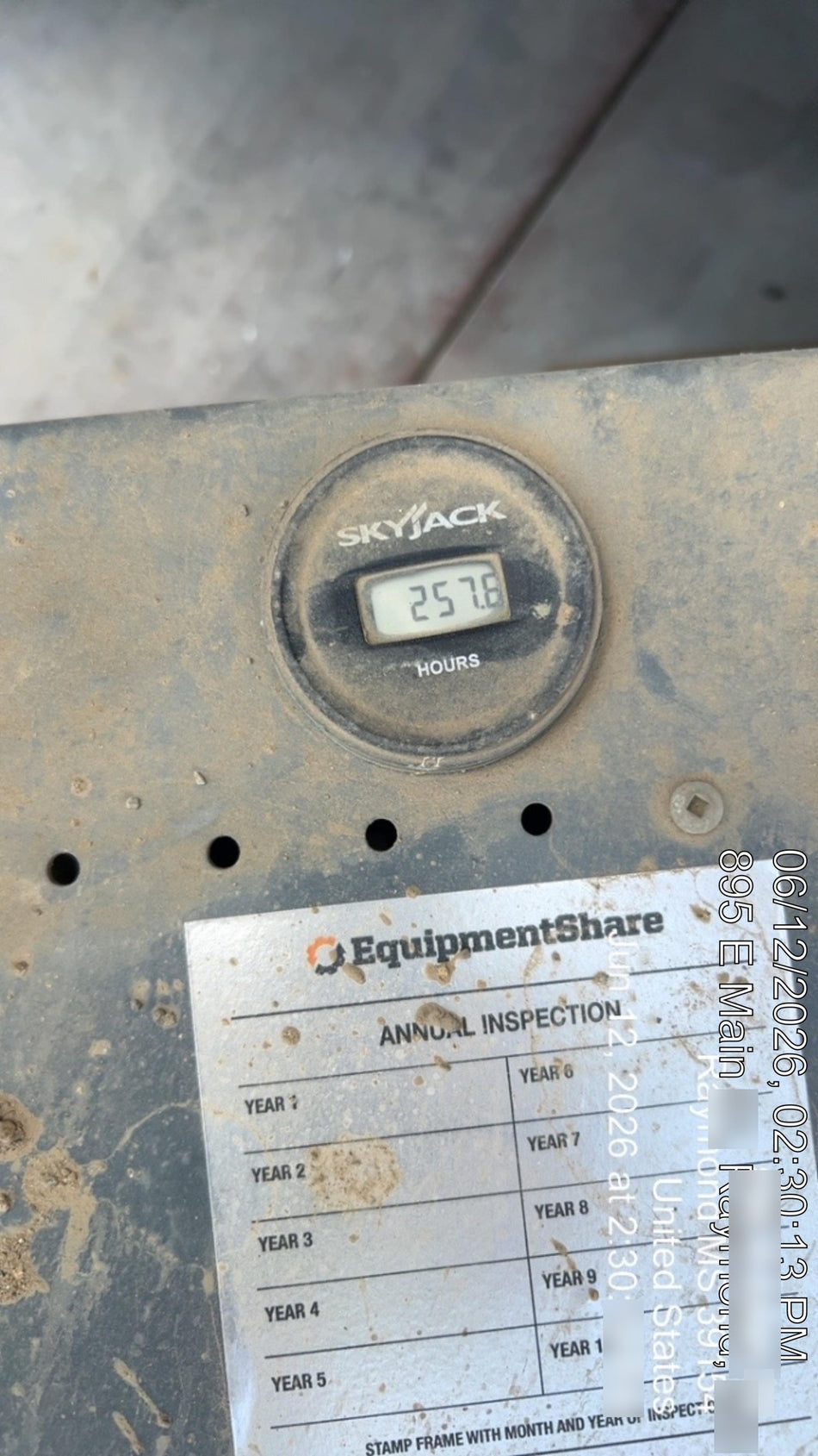 2019 Skyjack SJIII-3219 Standard Options, Trojan Batteries