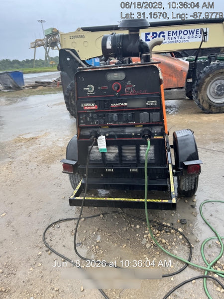 2021 Lincoln Electric Vantage 549X Ready Pak 3, ORANGE (includes trailer, cable rack, fender light kit)
