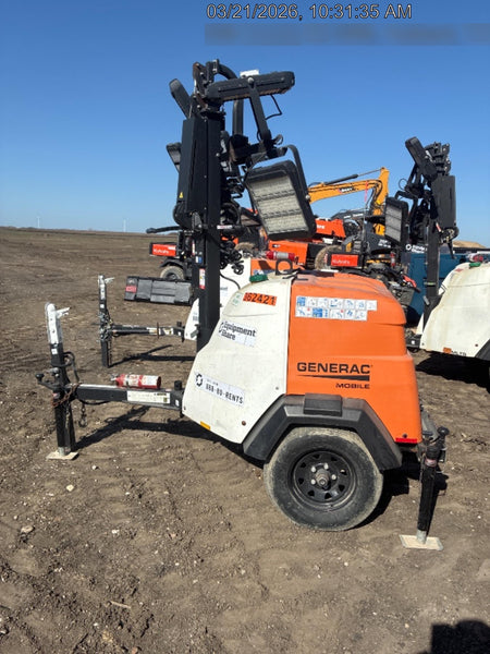 2023 Generac MLT2 Diesel, Flex Switch 120V Input, Powerzone Controller, 
(4) 320W LED Lights, 4kW Generator, 39.9 Gal Fuel Tank, 2" Ball, T3